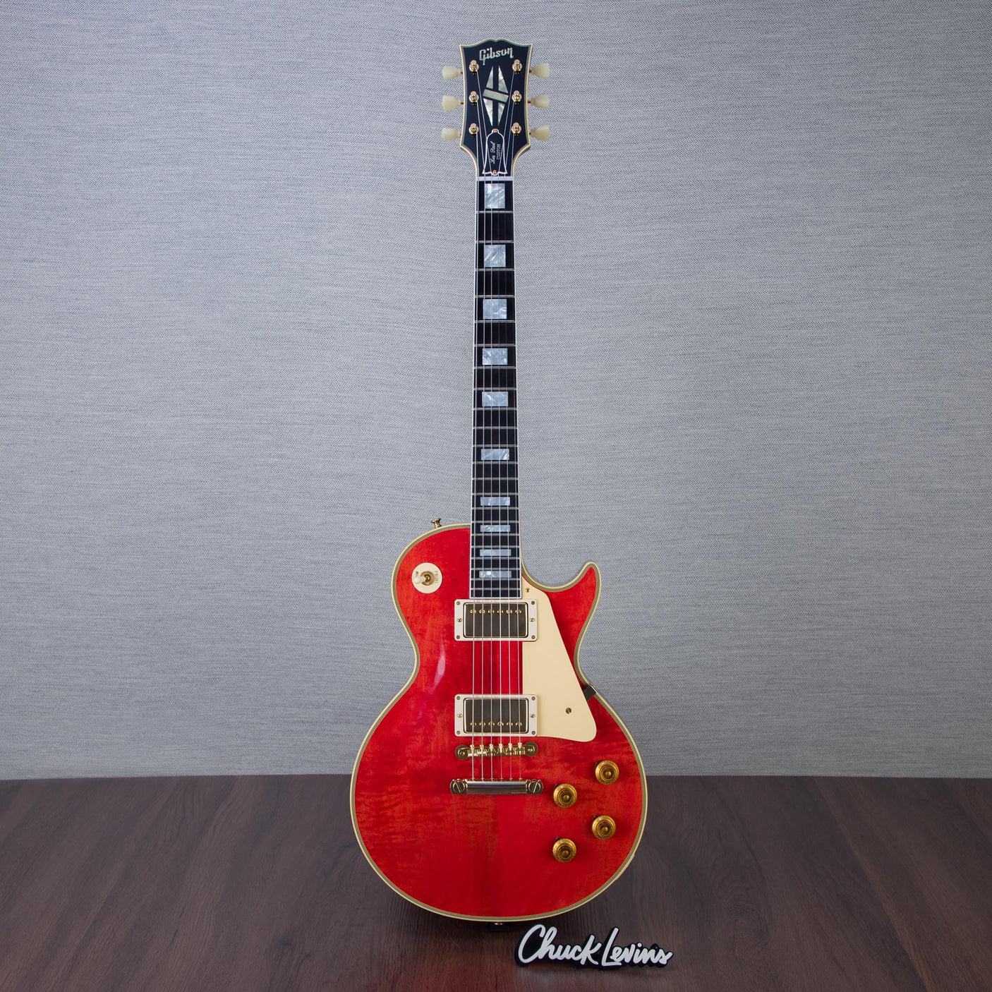 Gibson Custom Shop 1957 Les Paul Custom Reissue, Gold Hardware - Watermelon King/Gloss - CHUCKSCLUSIVE - #75101