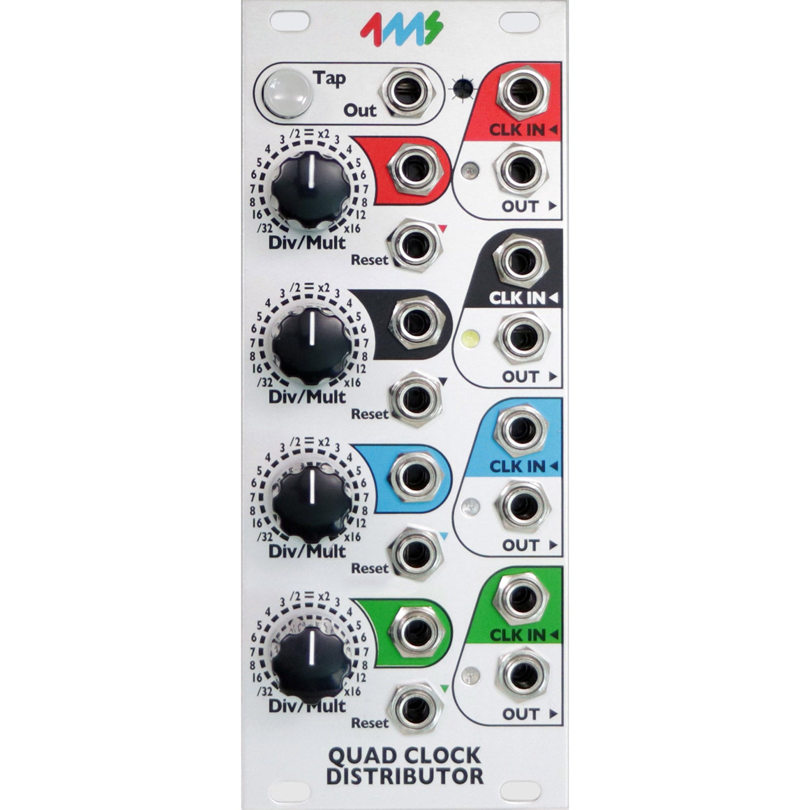 4ms Company QCD Quad Clock Distributor Module – Chuck Levin's
