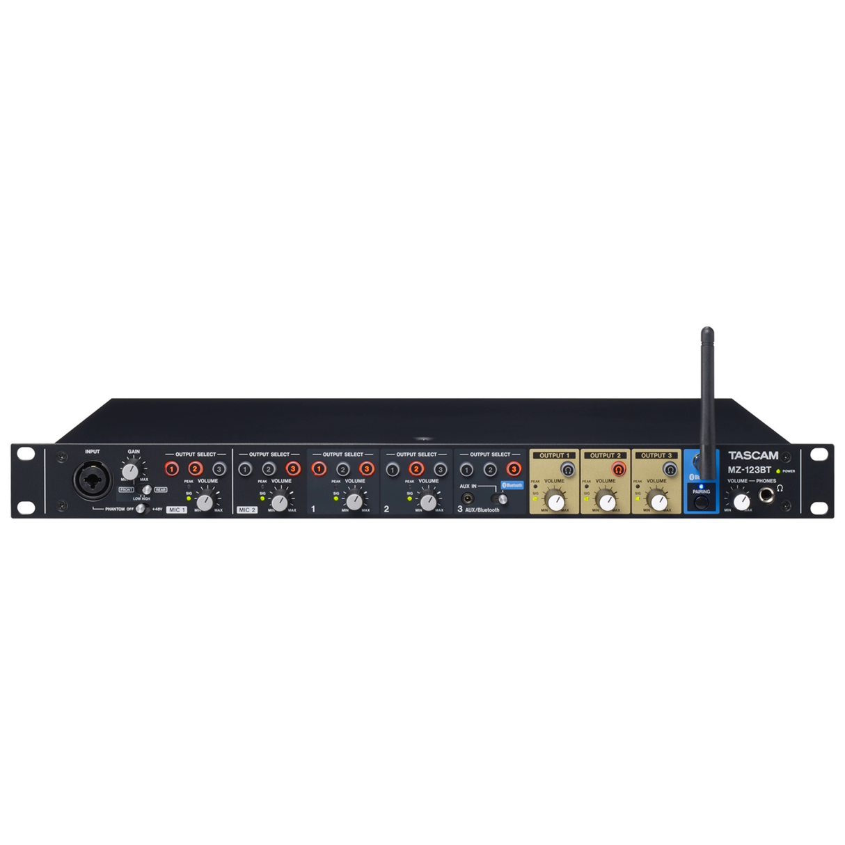 TASCAM MZ-123BT Installation Multi-Zone Audio Mixer