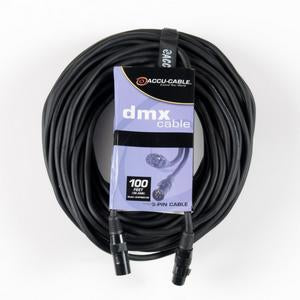 ADJ Accu-Cable AC5PDMX100 5 Pin DMX Cable - 100 Feet - Mint, Open Box