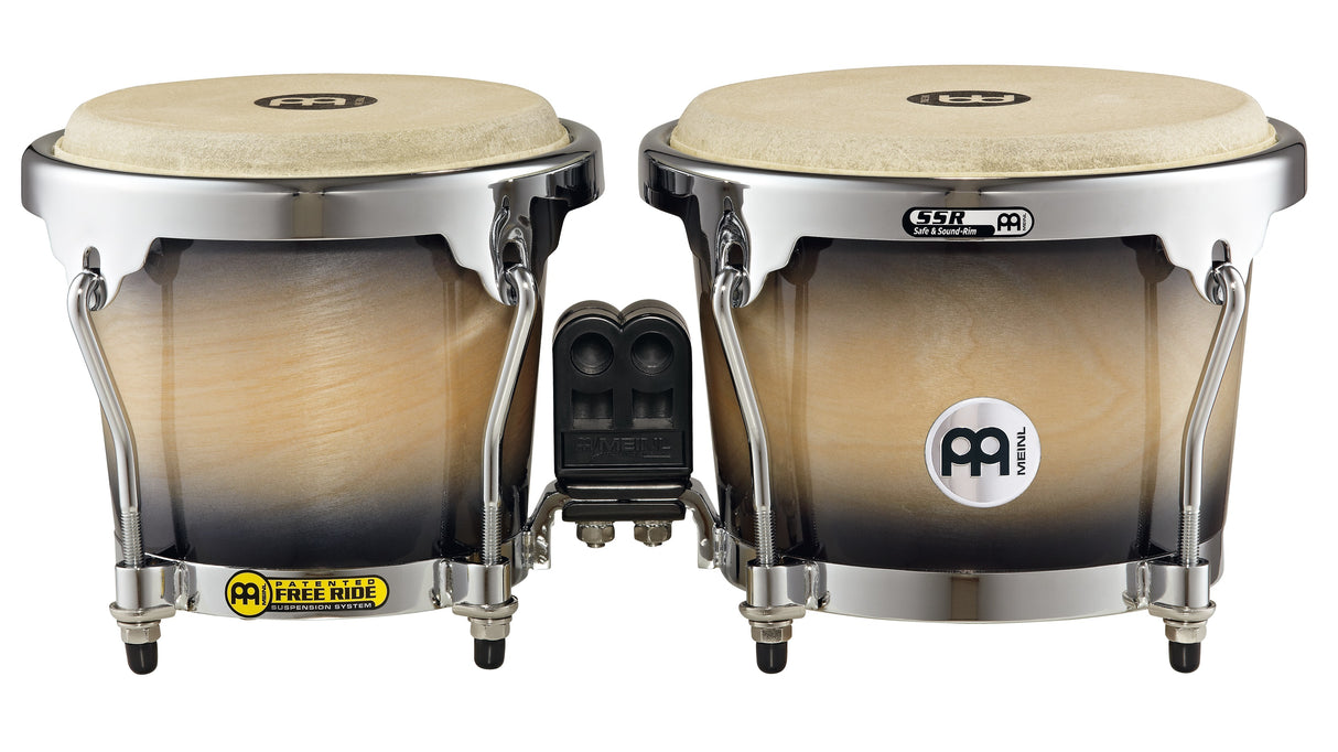 Meinl MB400BKMB RAPC (Radial Ply Construction) Bongos - Black Maple Burst
