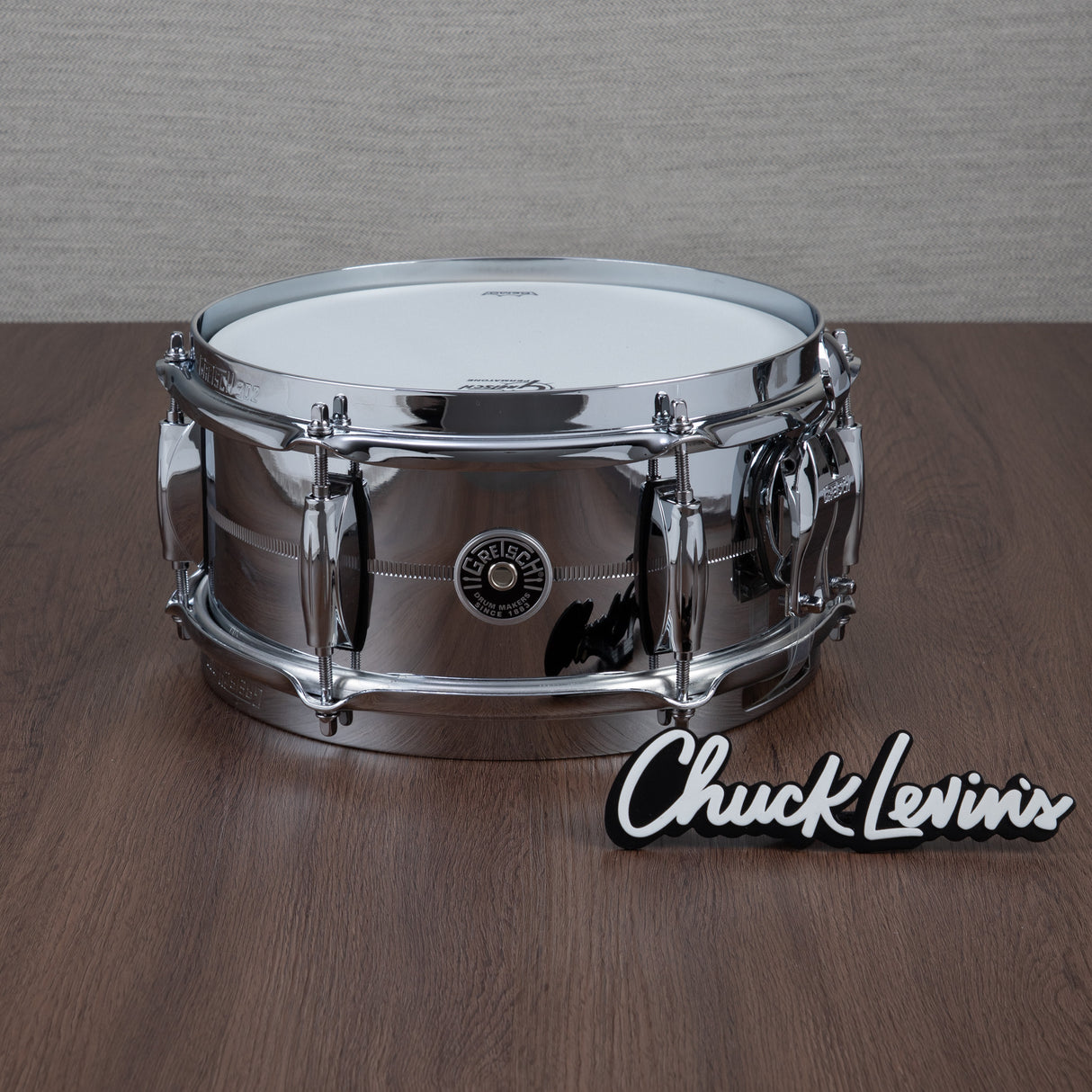 Gretsch Brooklyn 5x10-Inch Chrome Over Brass Snare Drum