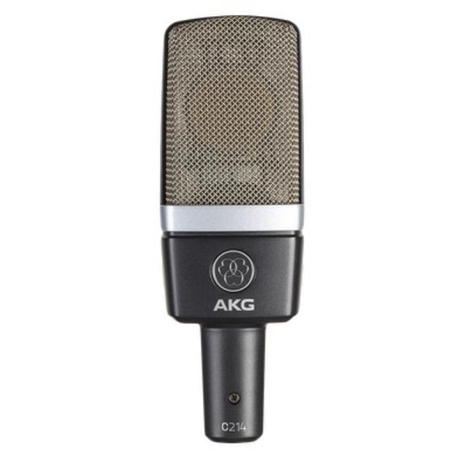 AKG C214 Large Diaphragm Condenser Microphone - Mint, Open Box