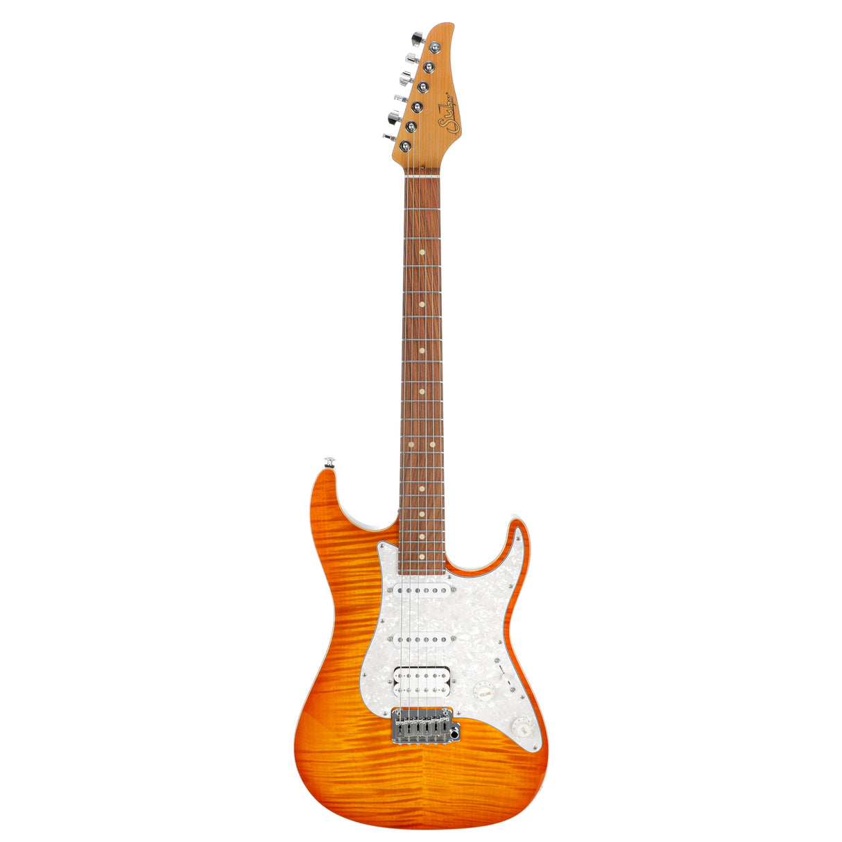 Suhr Standard Plus, Pau Ferro Fingerboard - Trans Honey Amber Burst