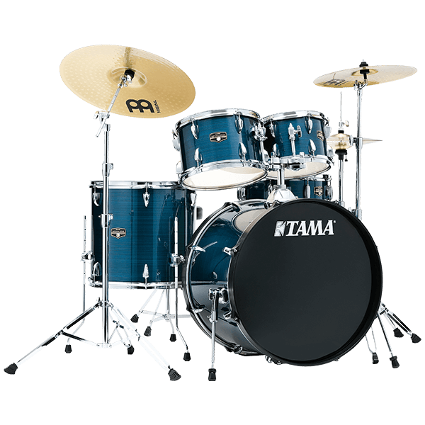 Tama Imperialstar 5-Piece Complete Kit With 20-Inch Kick - Hairline Blue