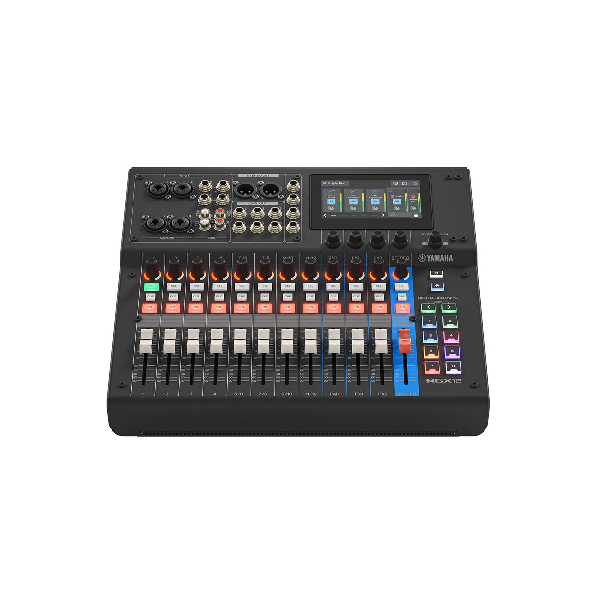 Yamaha MGX12V Digital Mixer - Black