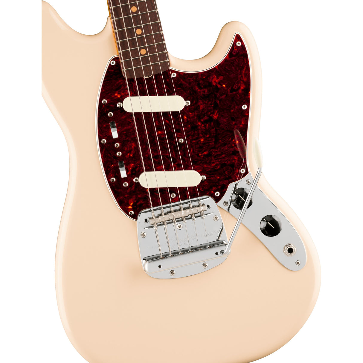 Fender Vintera III Mid '60s Mustang Electric Guitar, Rosewood Fingerboard - Olympic White