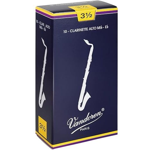 Vandoren CR1435 Alto Clarinet Reed Strength 3.5 - 10 Pack