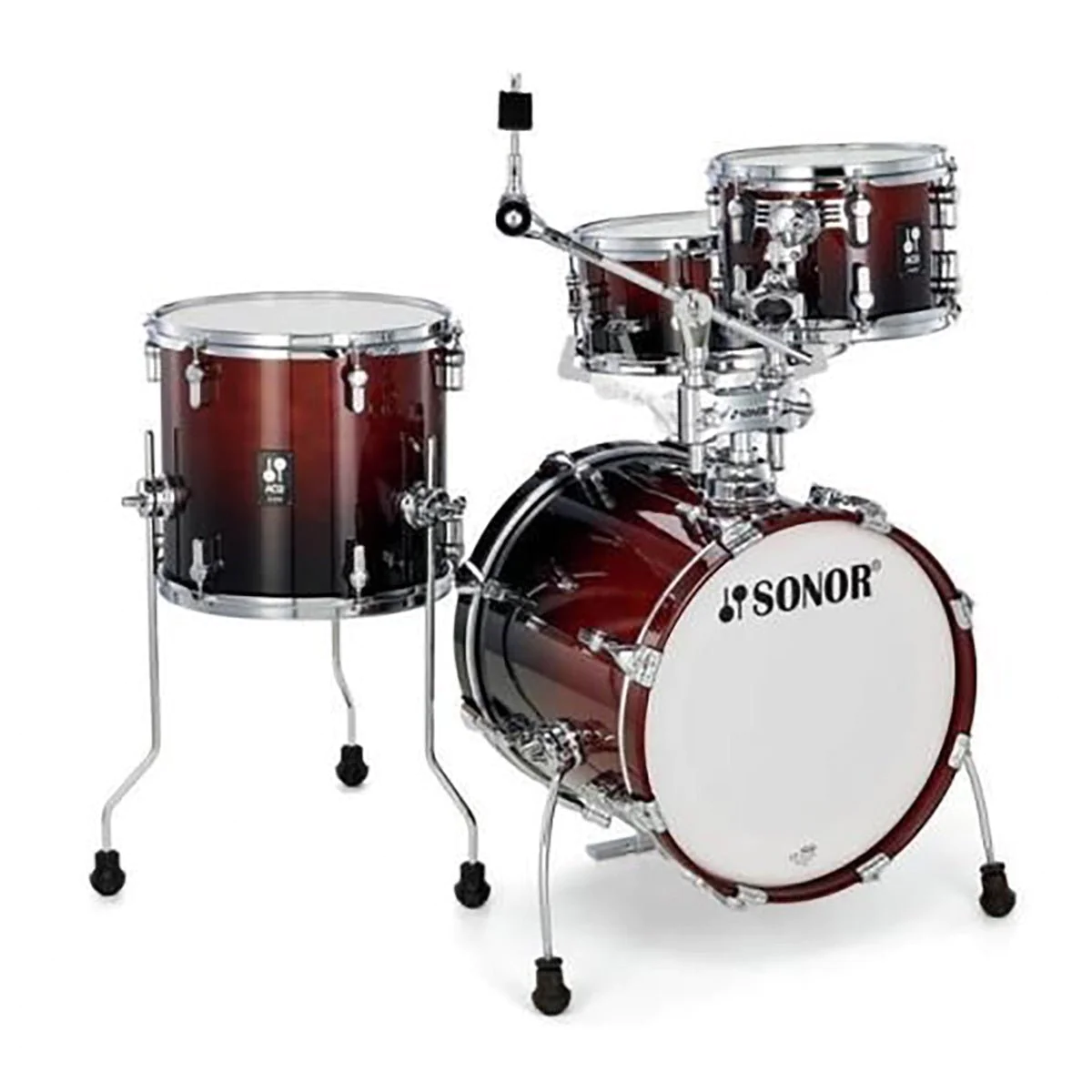 Sonor AQ2 Series Maple Martini 4-Piece Shell Pack - Brown Fade Finish