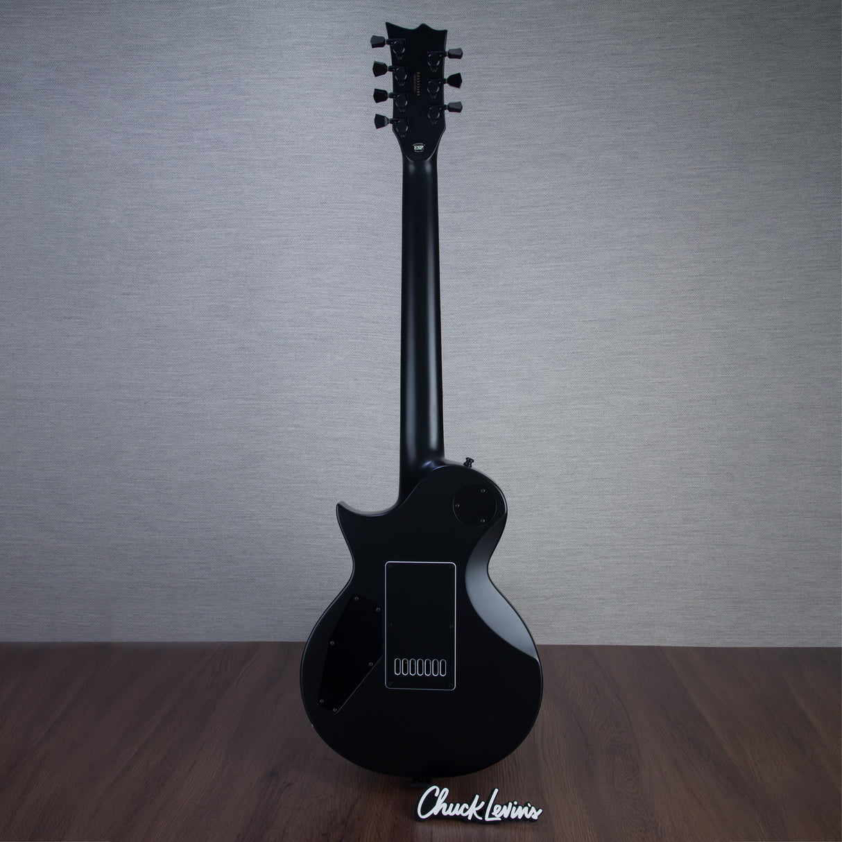 ESP E-II Eclipse-7 Evertune 7-String Electric Guitar - Black Satin - #ES5832193 - Mint, Open Box