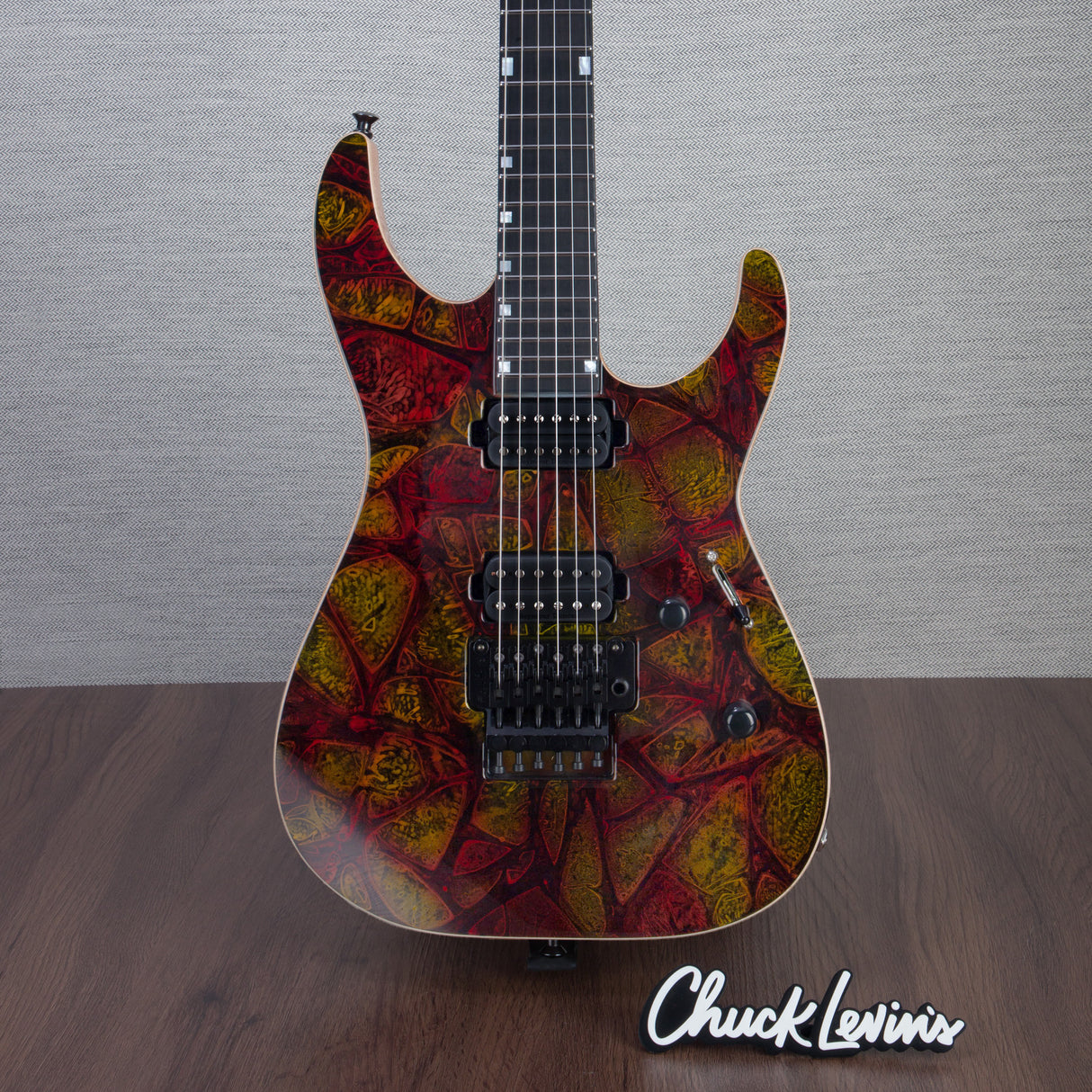 ESP USA M-II NTB FR Electric Guitar - Hellfire - #US24091 - Mint, Open Box