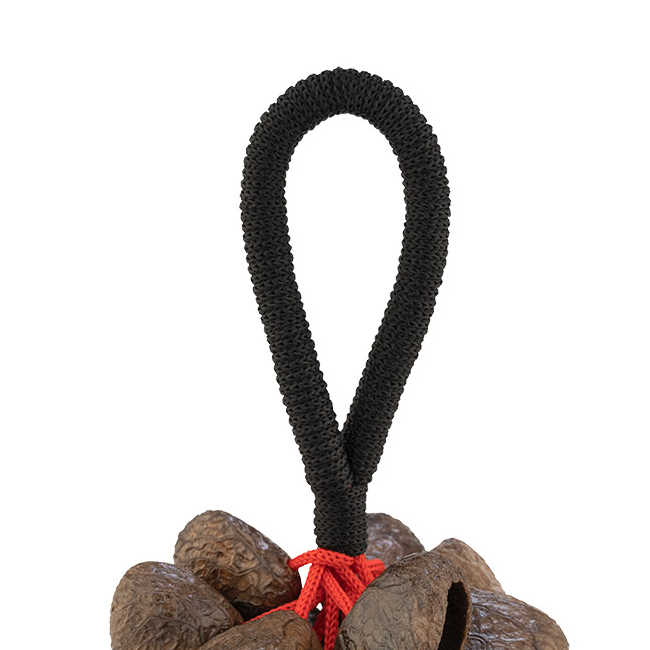 Pearl Pangi Nut Shaker with Rope Handle