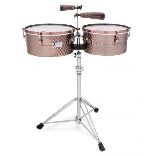 Toca Pro Line Timbale Set with Stand - Black Copper