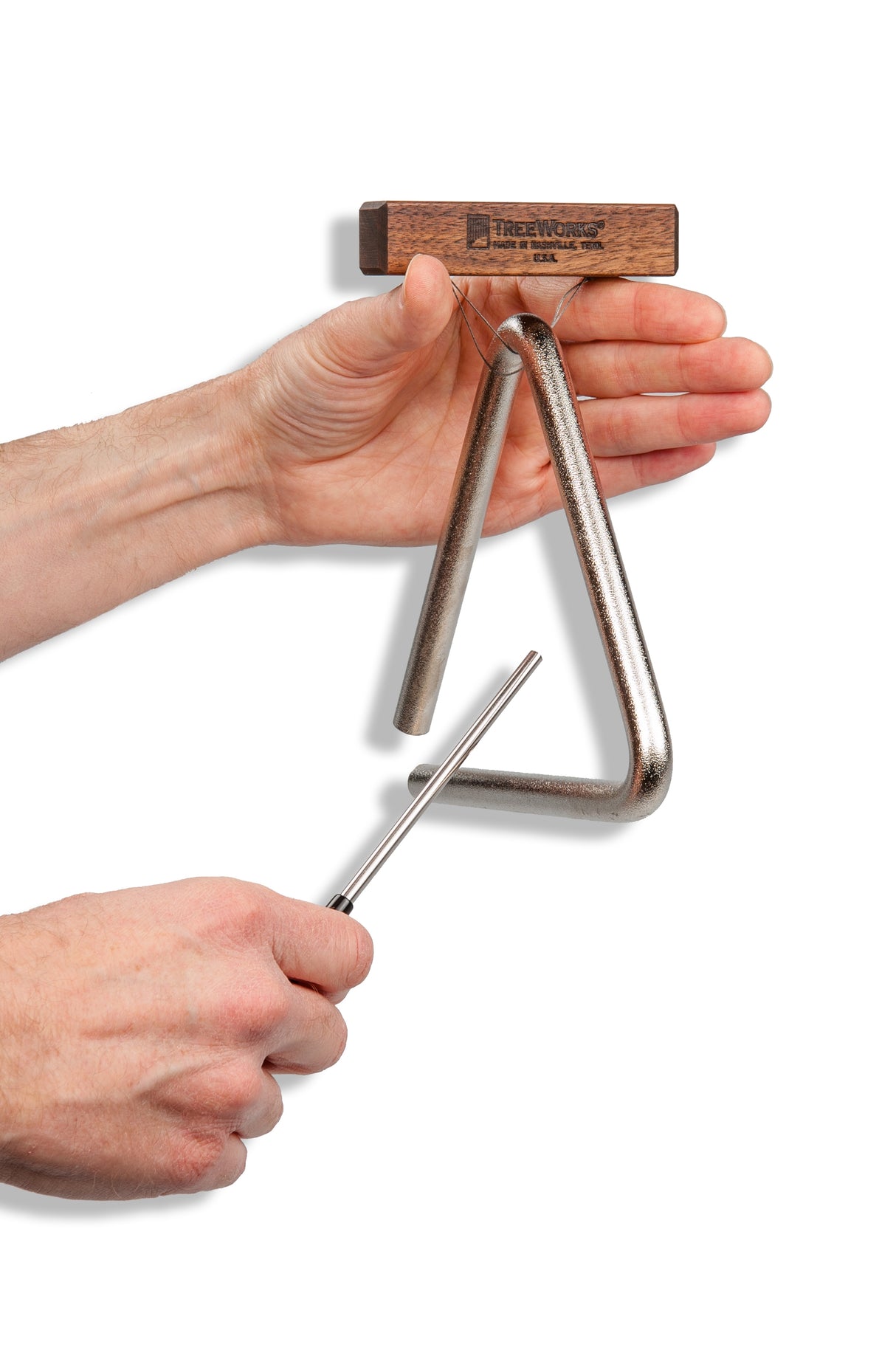 TreeWorks TRE-HS06 6-Inch Triangle W/ Beater/Striker & Holder