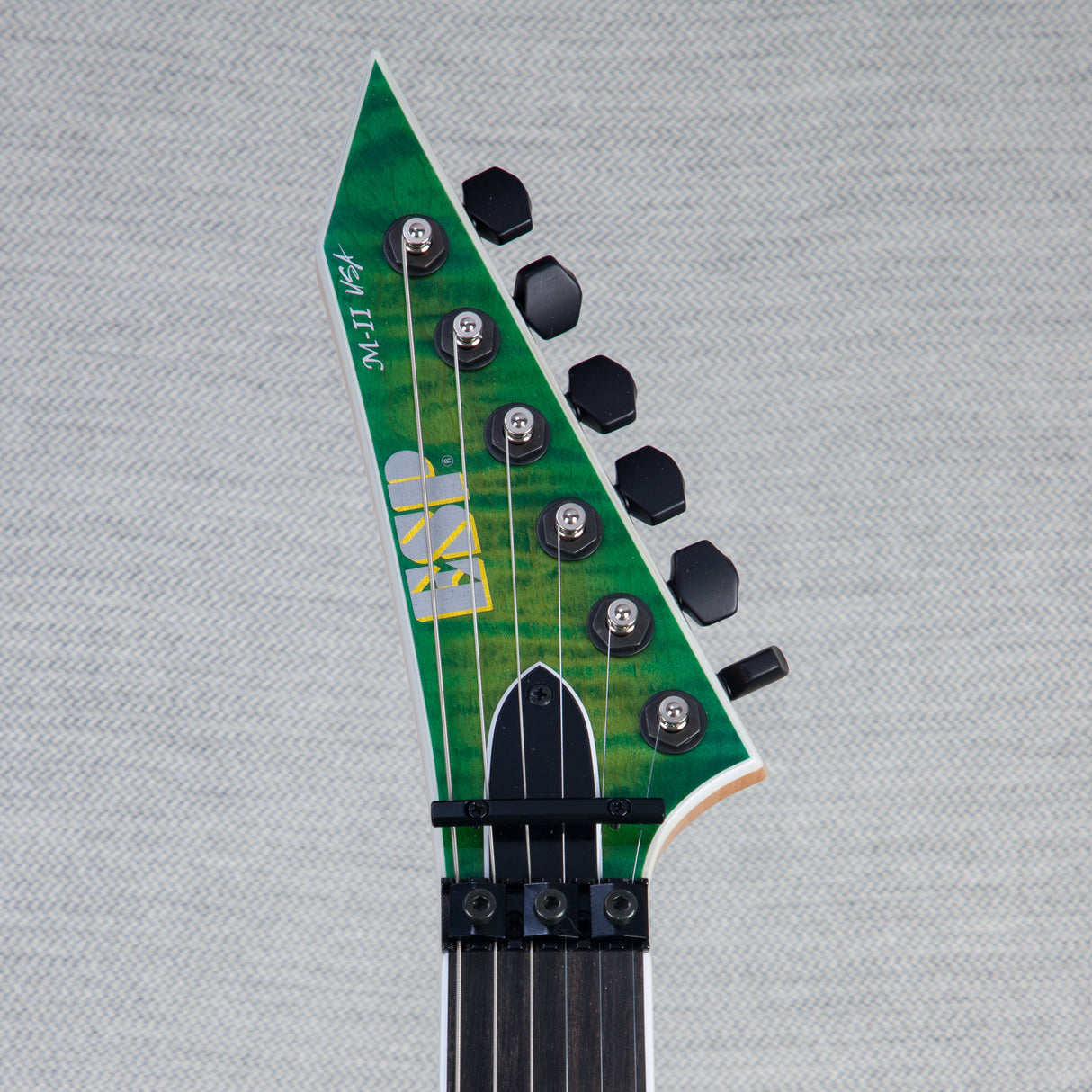 ESP USA M-II FR DLX Electric Guitar - Lime Burst - #US23322