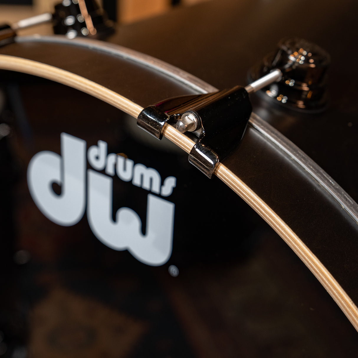 DW Collector's 4-Piece PurpleCore Purpleheart Wood Core Shell Pack - Black