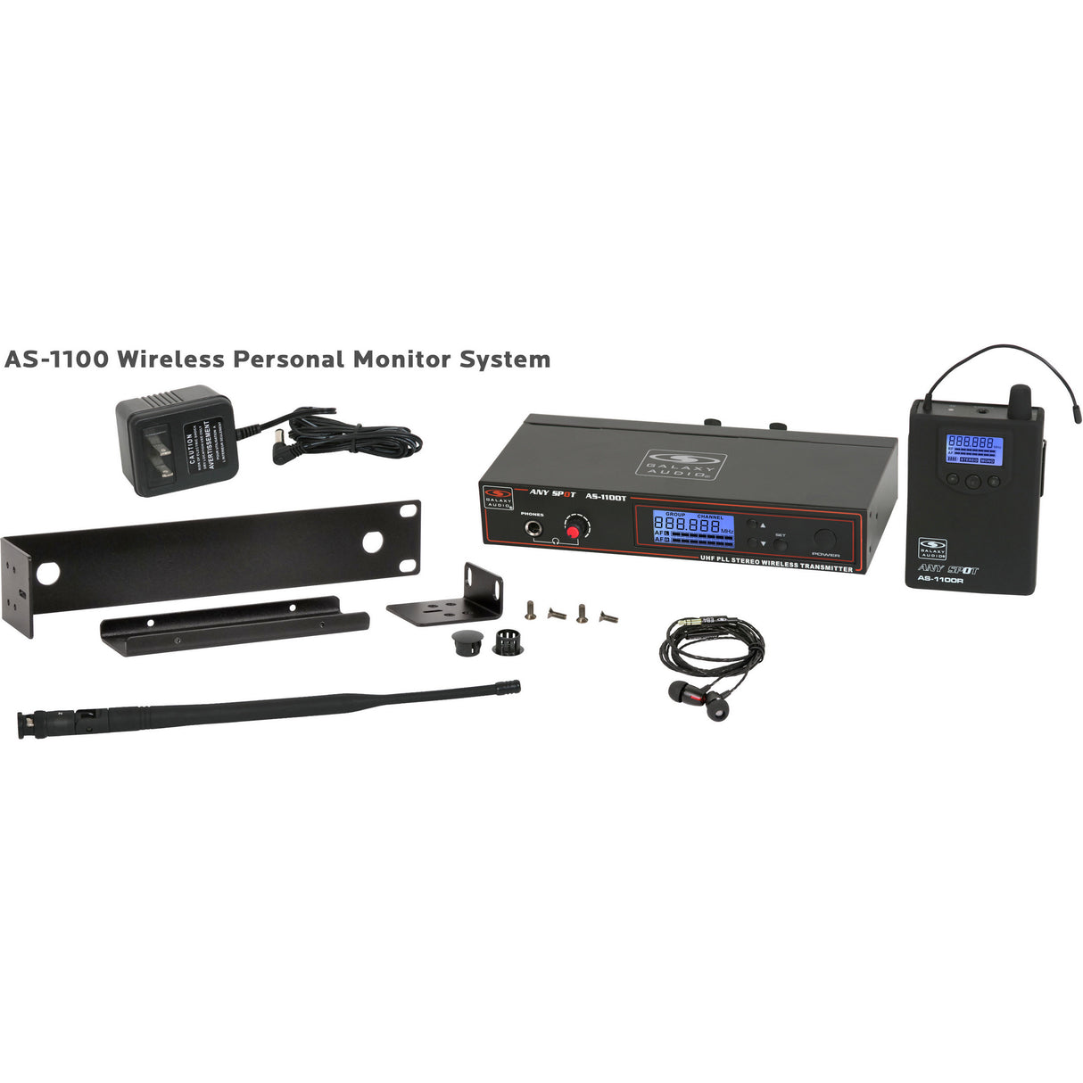 Galaxy Audio AS-1100N Wireless In-Ear Monitor System