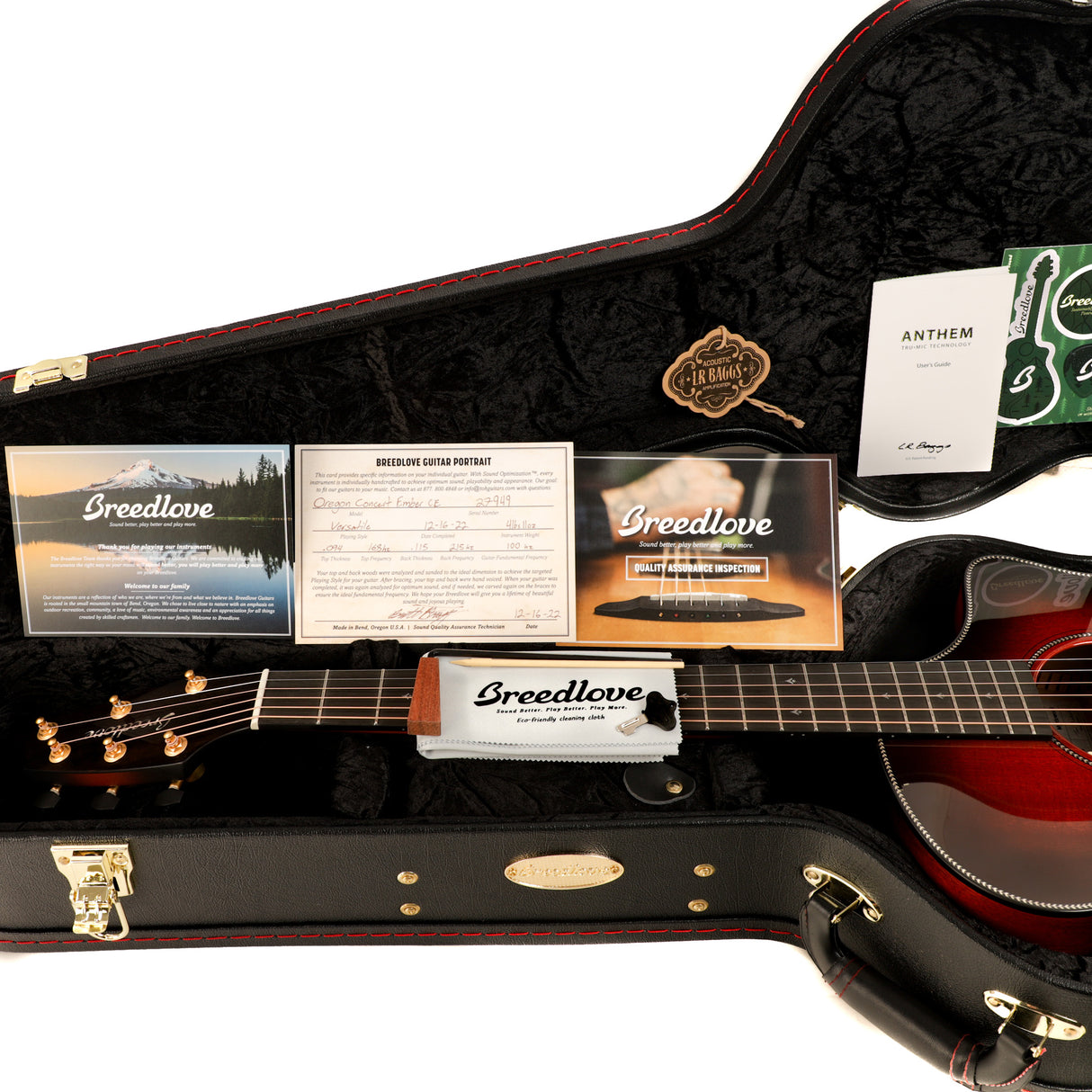 Breedlove Oregon Concert CE LTD Acoustic Electric Guitar - Ember - #27949