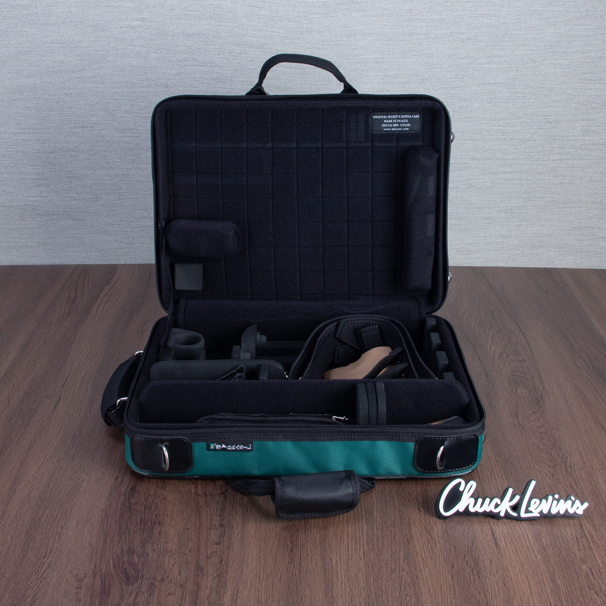 Marcus Bonna A Bb Double Clarinet Case - Dark Green