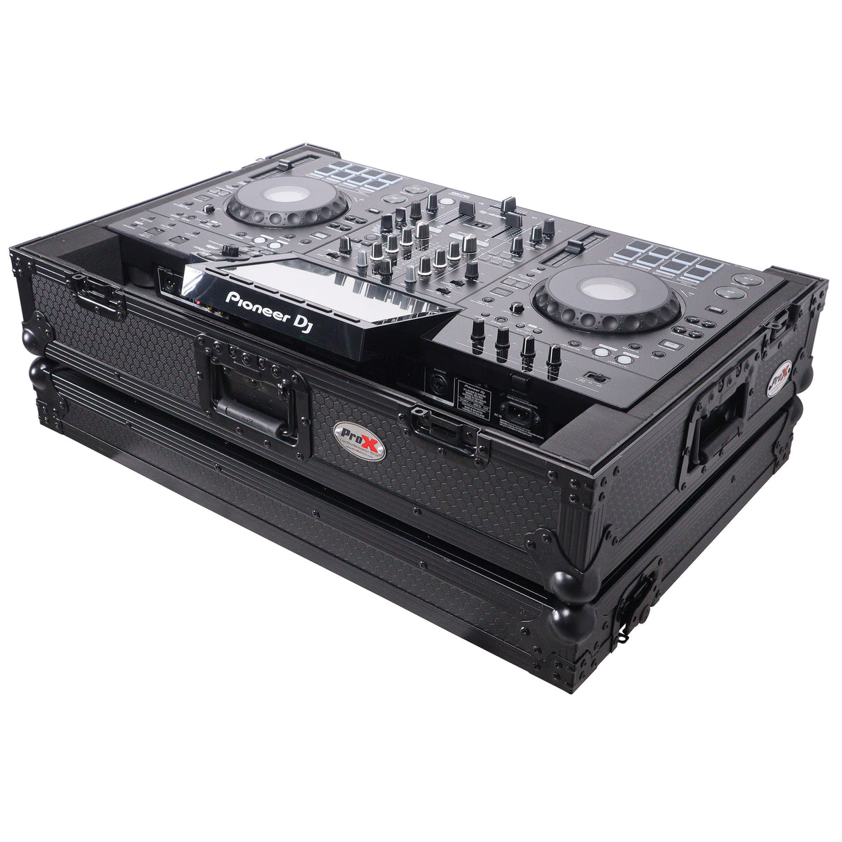 ProX XS-XDJRX3WBL ATA Flight Case with 1U Rack Space and Wheel - Black