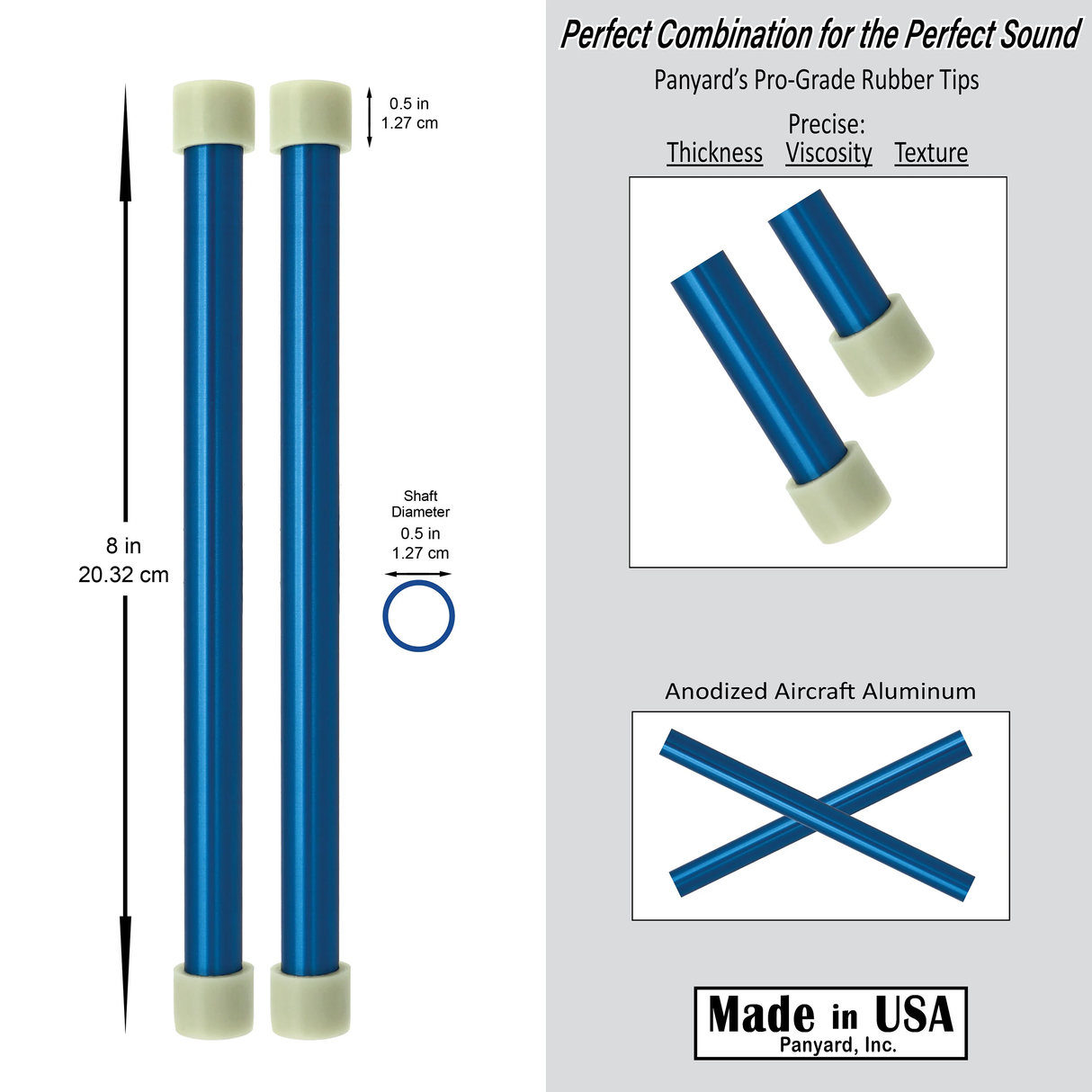 Jumbie Jam Aluminum Mallets - Blue