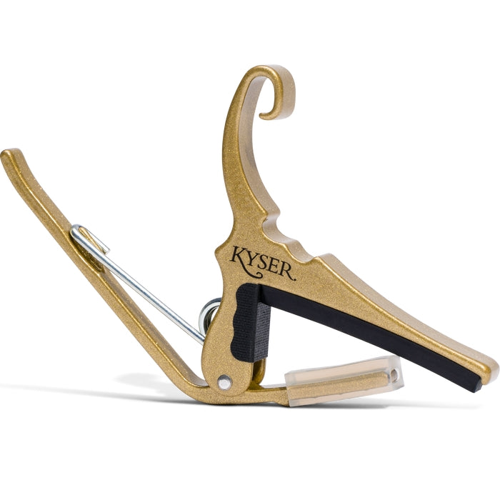 The Kyser Quick-Change Guitar Capo - Gold