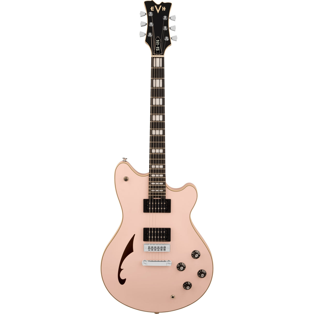 EVH Limited Edition SA-126 Special Semi-Hollow Electric Guitar - Satin Shell Pink