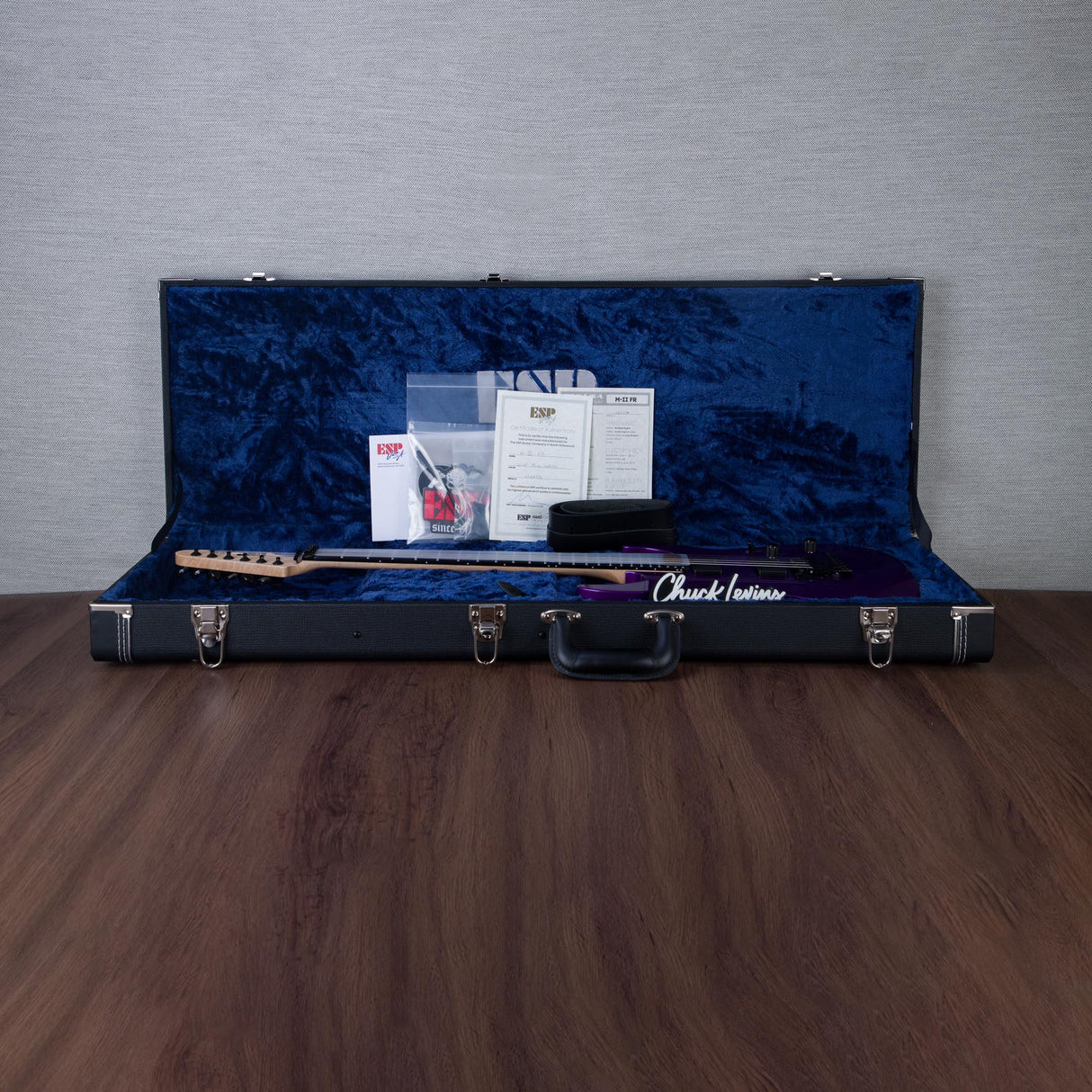 ESP USA M-II FR Electric Guitar - Wild Plum Metallic - #US24770