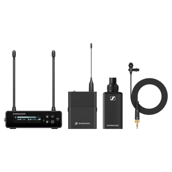 Sennheiser EW-DP ENG SET Camera-Mount Digital Wireless Combo Microphone System - Q1-6 - Mint, Open Box