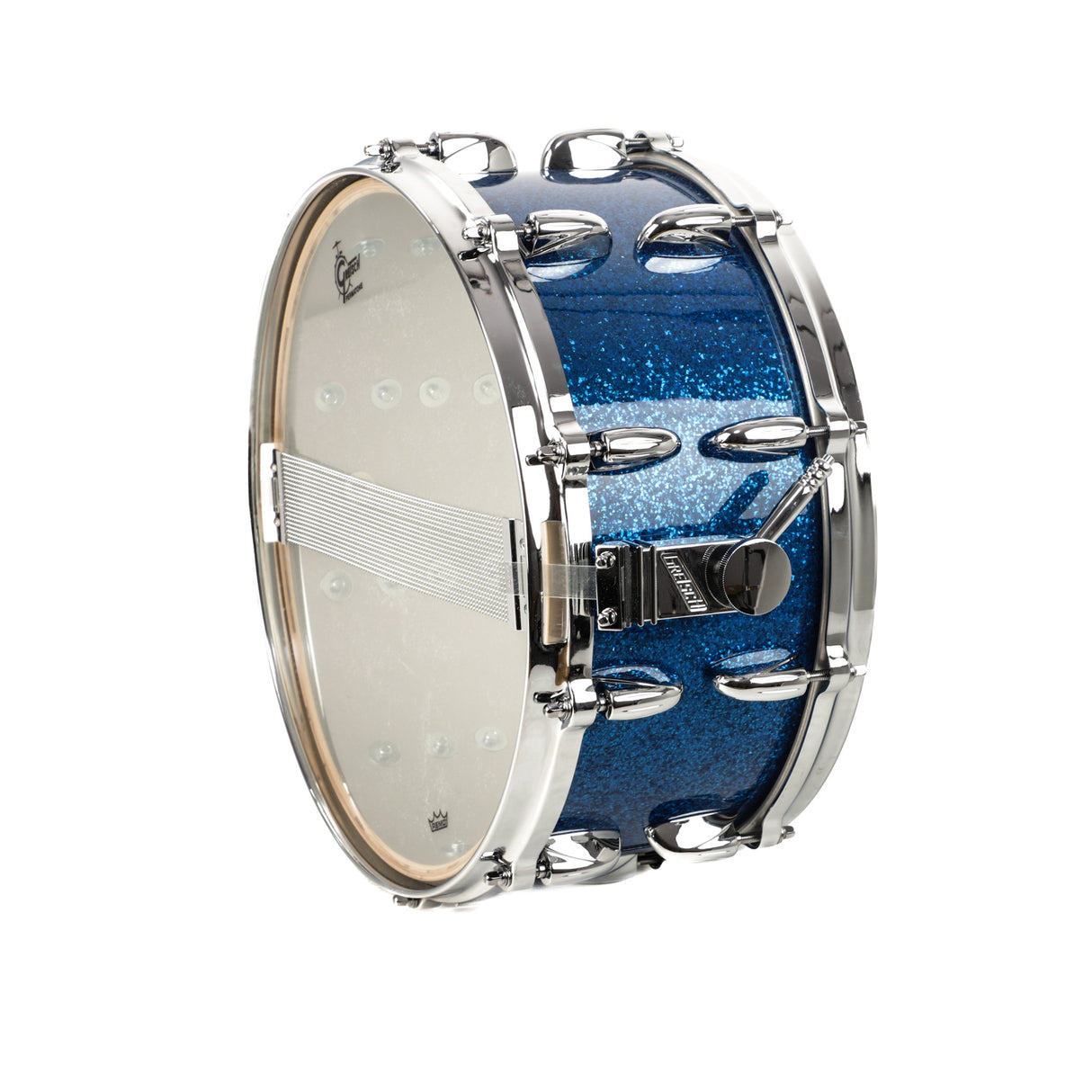 Gretsch USA Custom 14x6.5-Inch Snare Drum - Blue Glass
