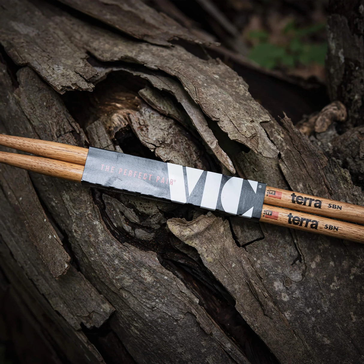 Vic Firth American Classic 5BTN Terra Series Drumsticks with Nylon Tip - 4 Pairs