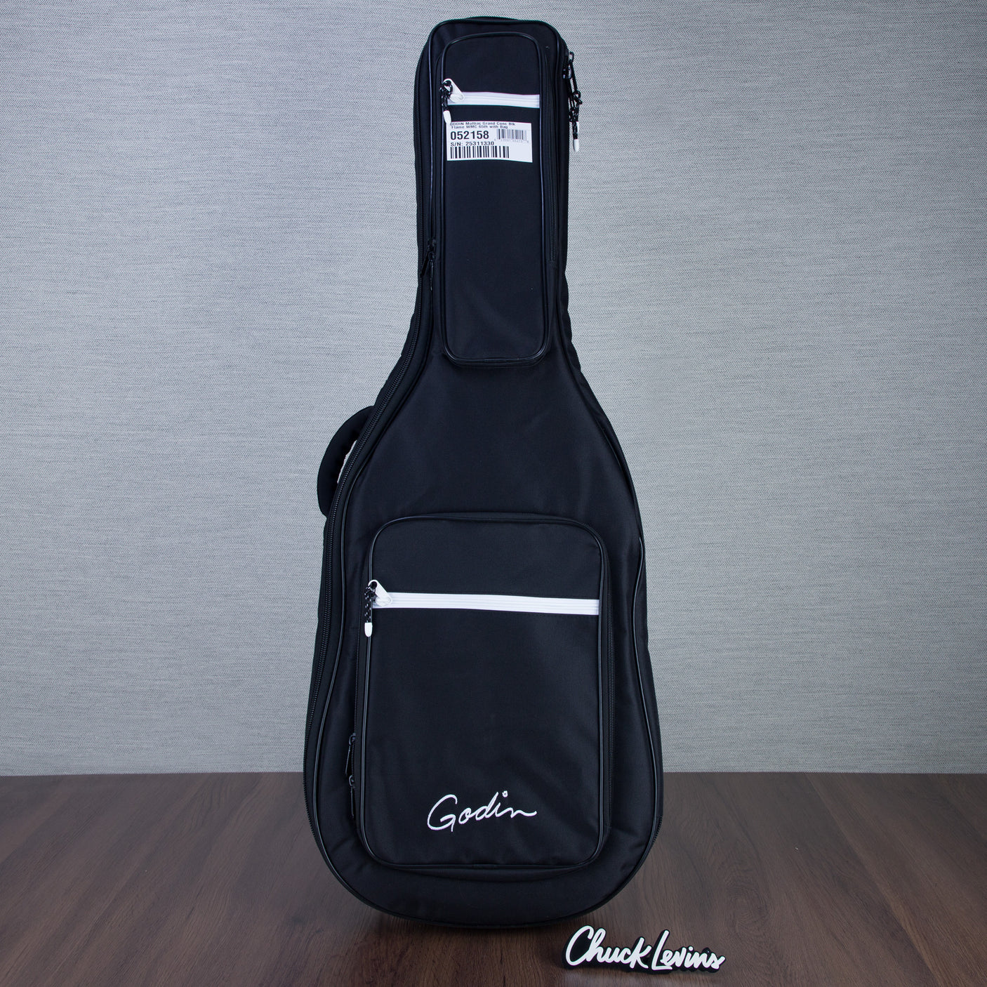 Godin MultiAc Grand Concert SA Nylon String Acoustic-Electric Guitar - Trans Black - CHUCKSCLUSIVE - #25311330