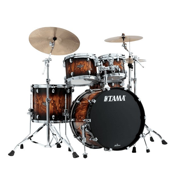 Tama Starclassic Walnut/Birch 4-Piece 22" Lacquer Shell Pack - Molten Brown Burst - New,Molten Brown Burst