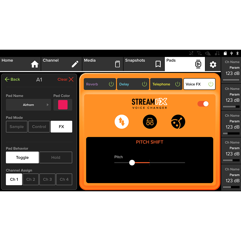Mackie DLZ Creator XS Adaptive Digital Streaming Mixer - Mint, Open Box