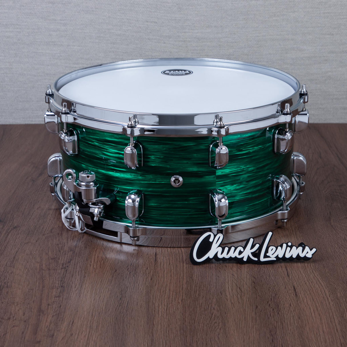 Tama Starclassic 6.5 x 14-Inch Walnut/Birch Snare Drum - Jade Silk Wrap Finish