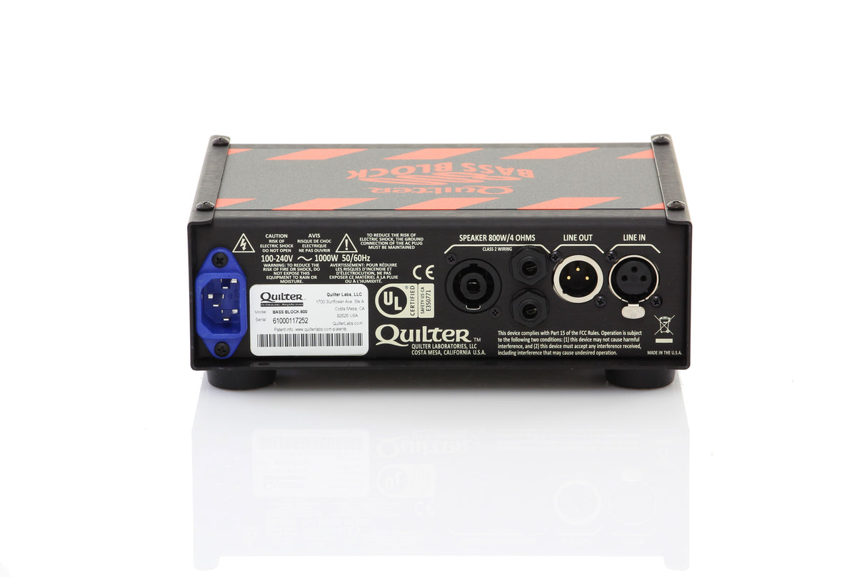 Quilter Bass Block 800 225/450/800w Bass Amp Head