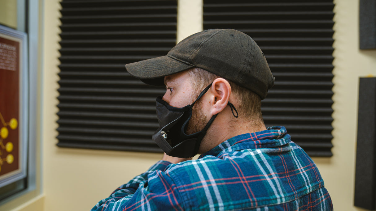 Bell Barrier Flute Face Mask - Gray