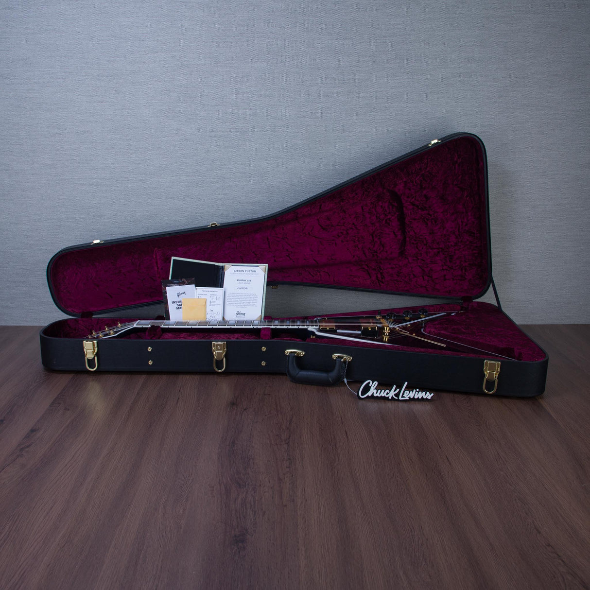 Gibson Custom Shop Murphy Lab Flying V Custom Electric Guitar - Light Aging Full Shift - #CS601306