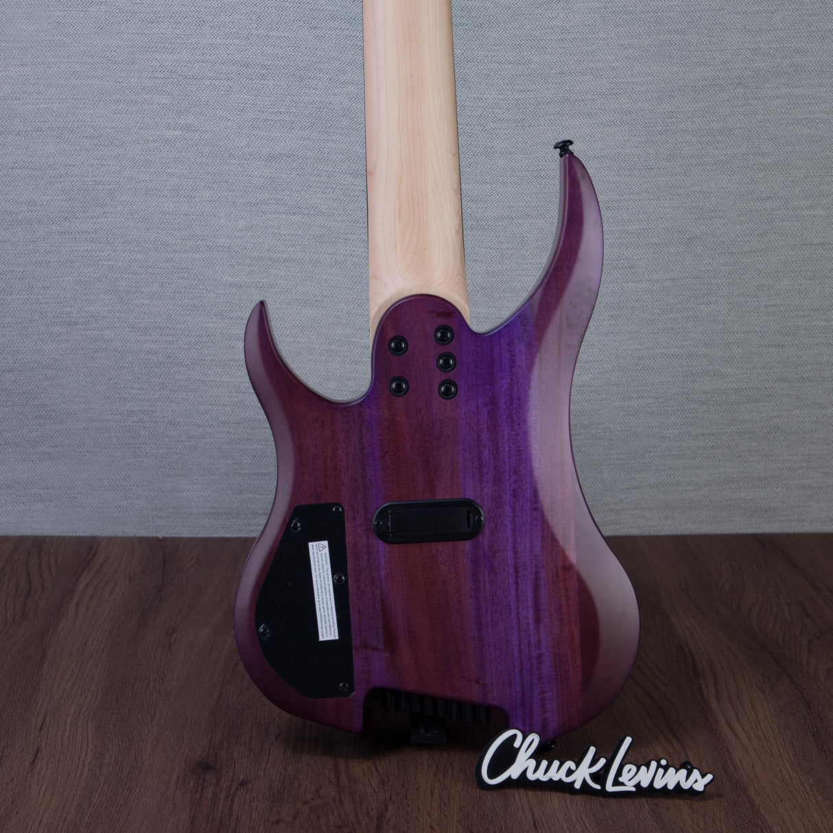 Legator Ghost Super Shred Multiscale 8-String Electric Guitar - Satin Purple Flame - #IM25100121