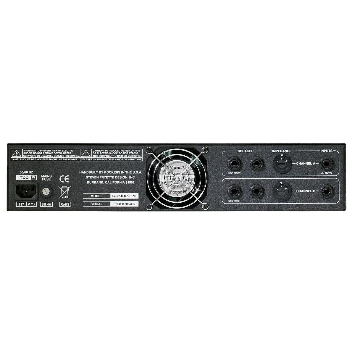 Fryette Two/Ninety/Two 95-Watt Stereo Power Amplifier