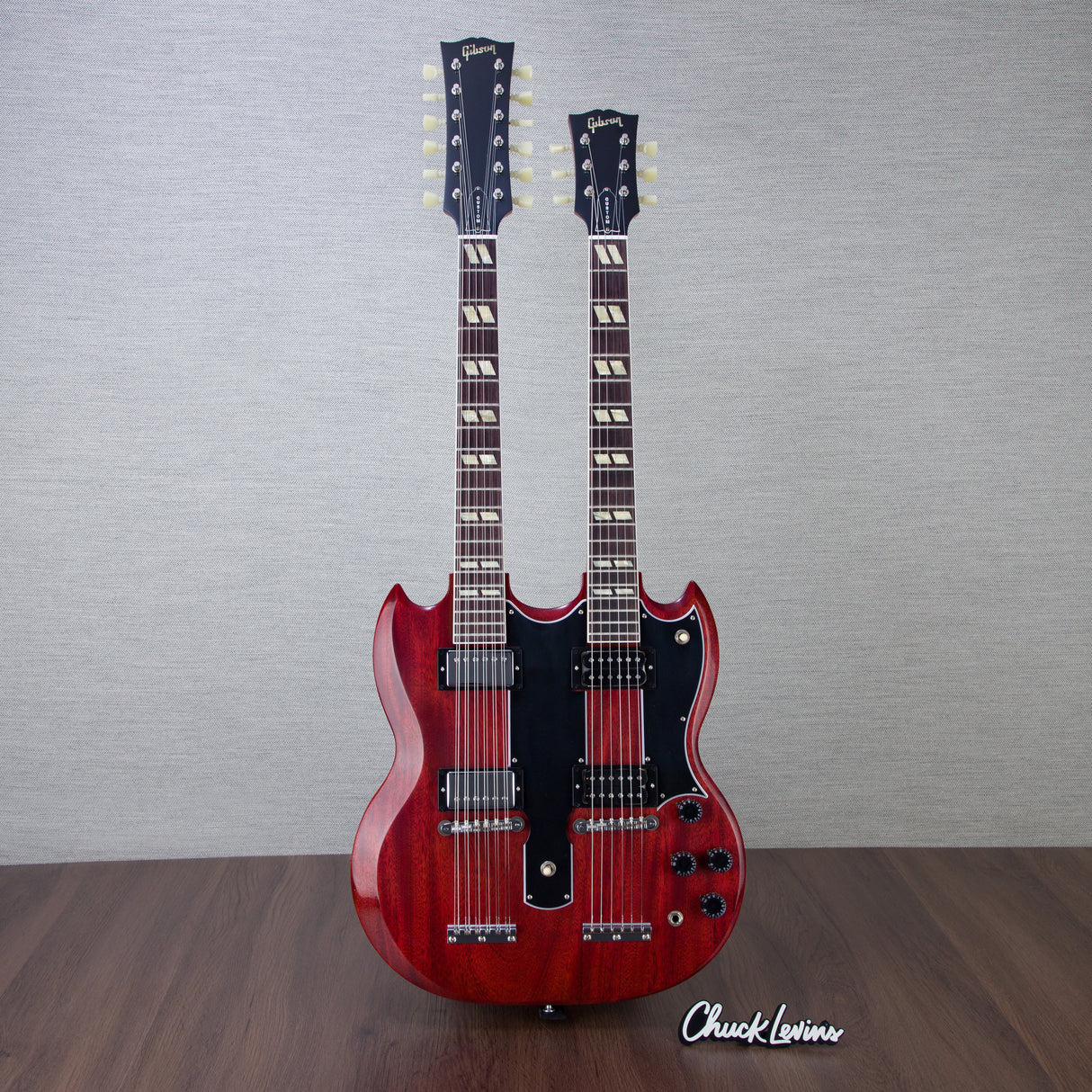 Gibson Jimmy Page EDS-1275 Doubleneck VOS Signature Electric Guitar - '69 Cherry - #CS403915