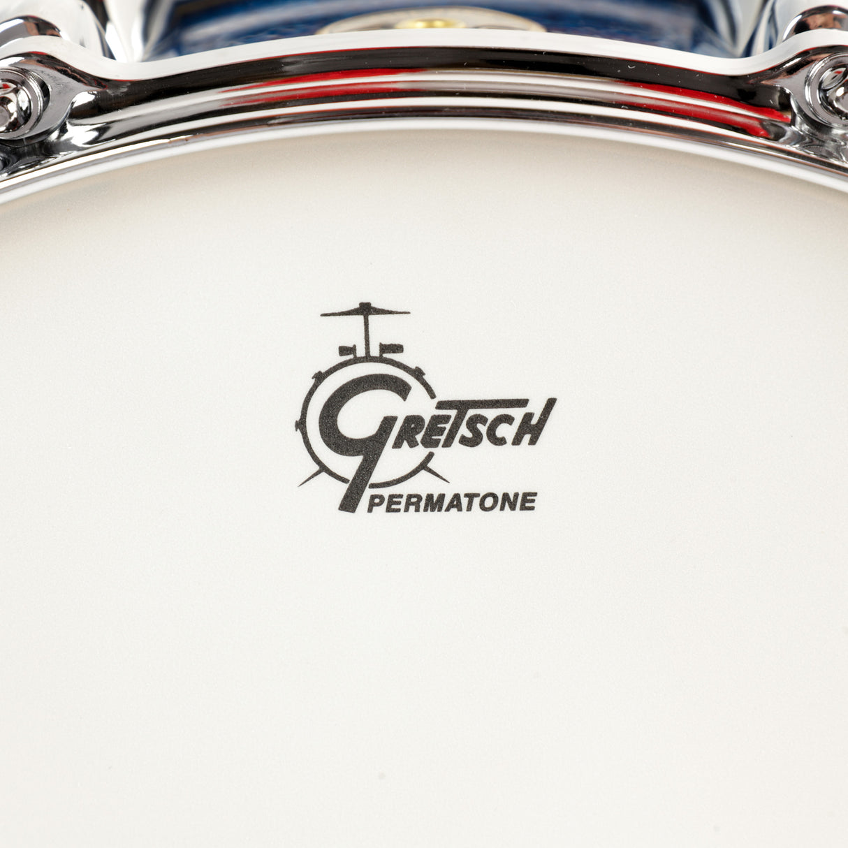 Gretsch USA Custom 14x6.5-Inch Snare Drum - Blue Glass