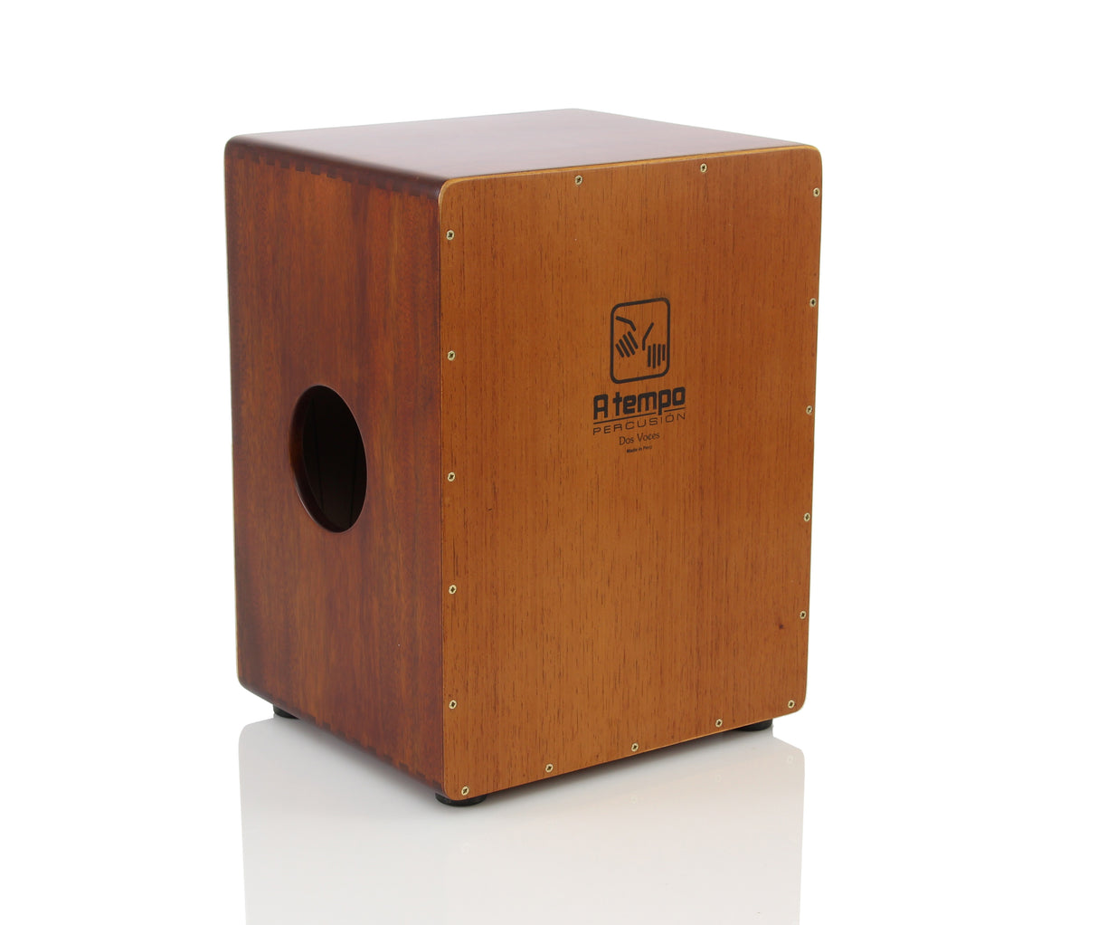 A Tempo Percussion Dos Voces Cajon W/ Bag