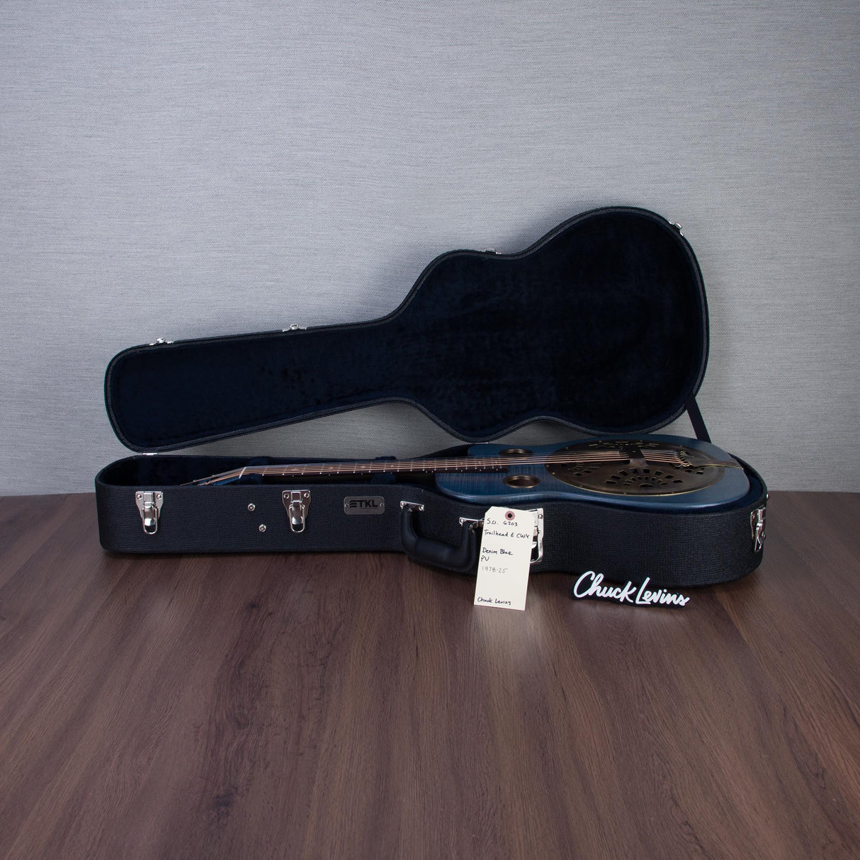 Beard Guitars Trailhead E Roundneck Acoustic Electric Guitar - Denim Blue - #197825