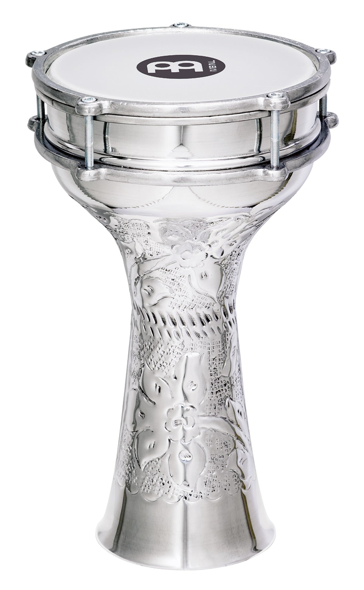 Meinl HE-114 Aluminum Darbuka Hand-Hammered 8" X 14 1/2"