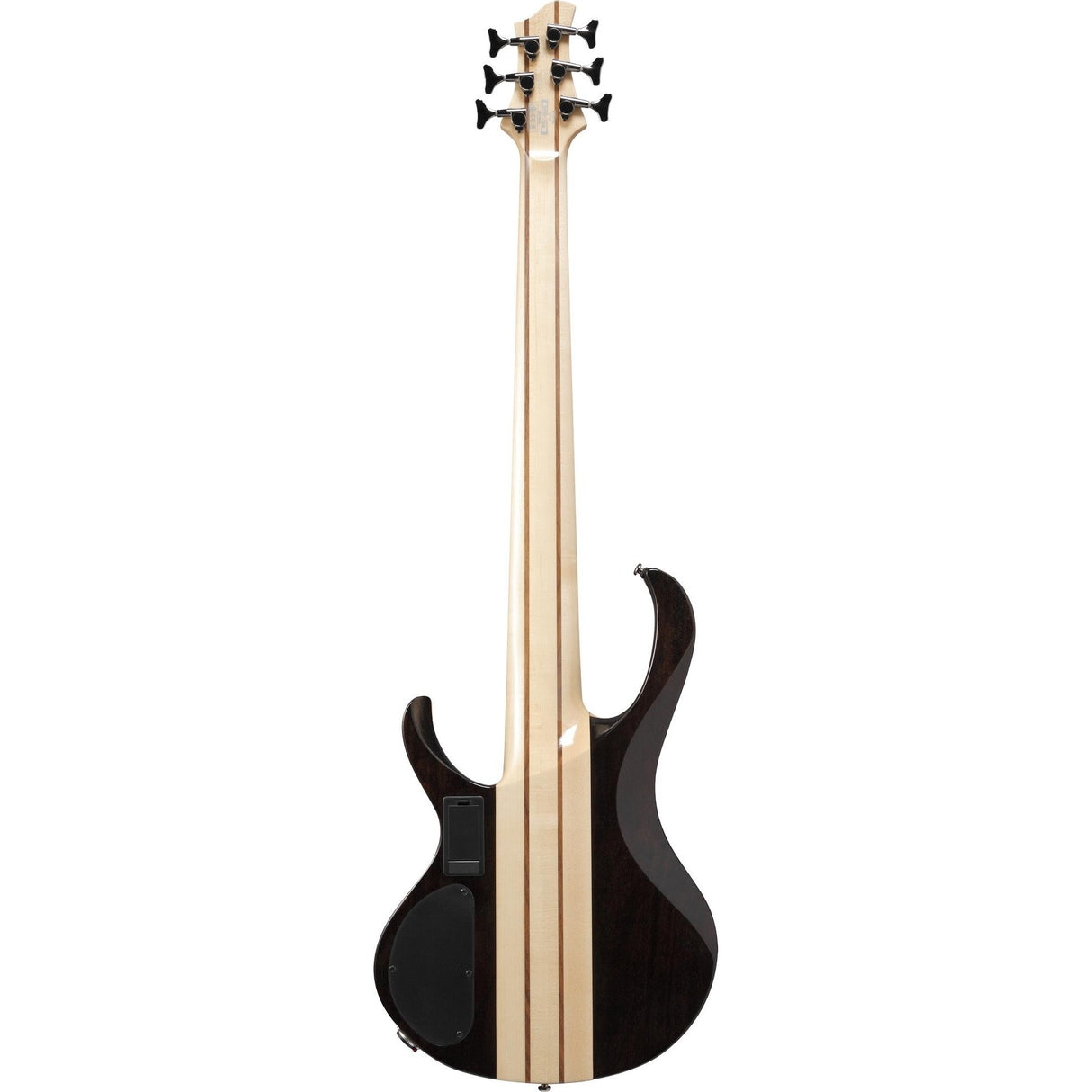 Ibanez BTB766 6-String Bass Guitar - Charcoal Black Burst Low Gloss - New