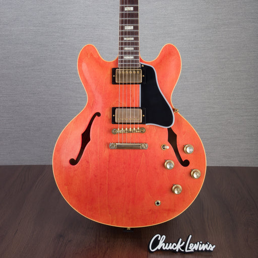 Gibson Murphy Lab 1964 ES-335, Gold Hardware Semi-Hollow Electric Guitar - Watermelon King/Ultra Light Aged - CHUCKSCLUSIVE - #140237