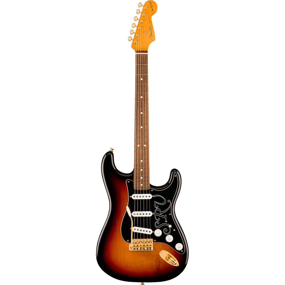 Fender Stevie Ray Vaughan Stratocaster, Pau Ferro Fingerboard Electric Guitar - 3-Color Sunburst - Mint, Open Box