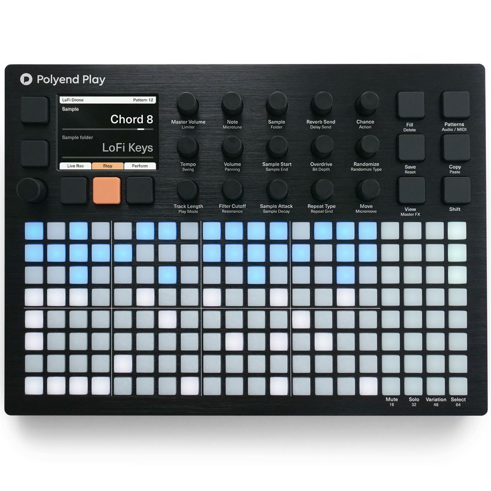 Polyend Play Standalone Sample and MIDI-Based Groovebox