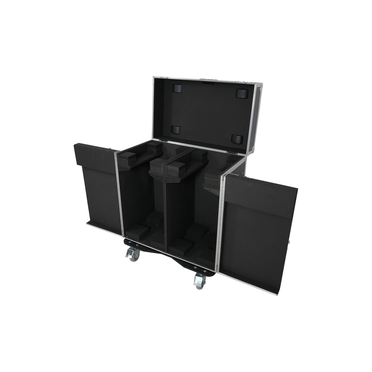 ProX XS-MH30WASHX2W for Two Moving Head Fixtures ATA Flight Style Road Case with Casters